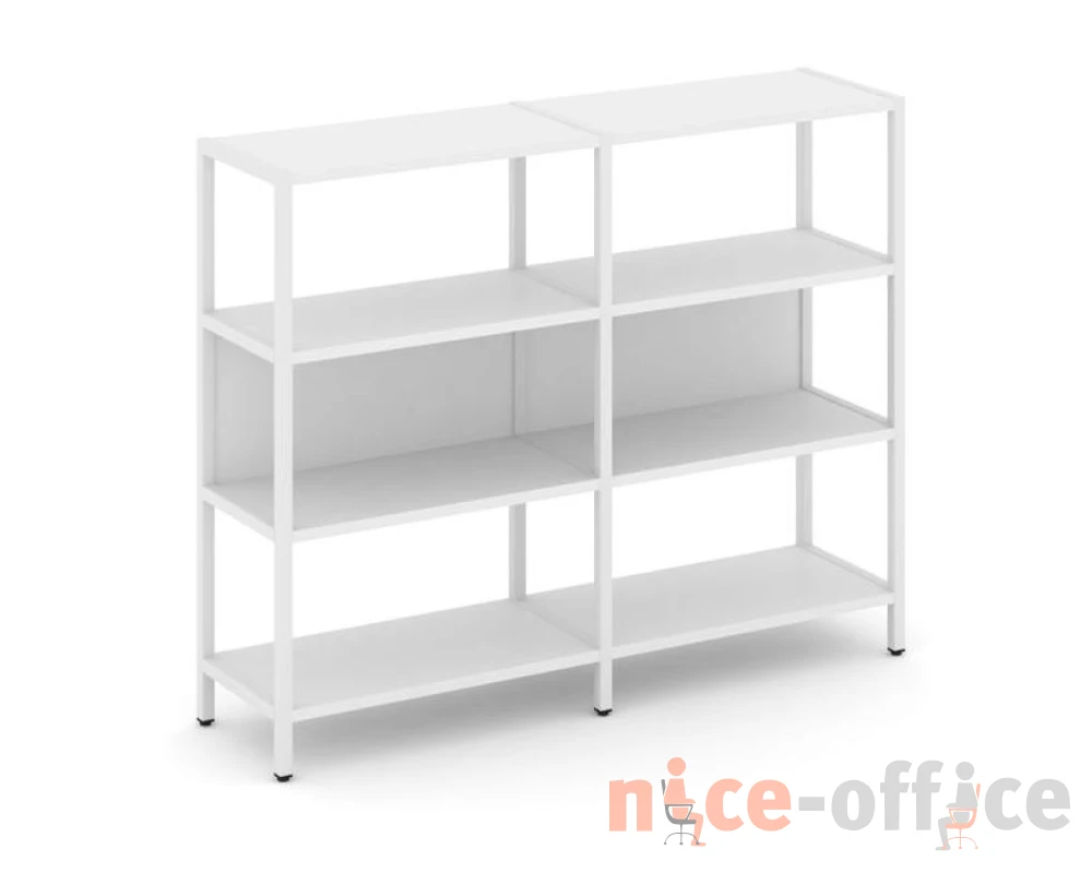 Двухсекционный стеллаж трехярусный Шелф Систем / Shelf System