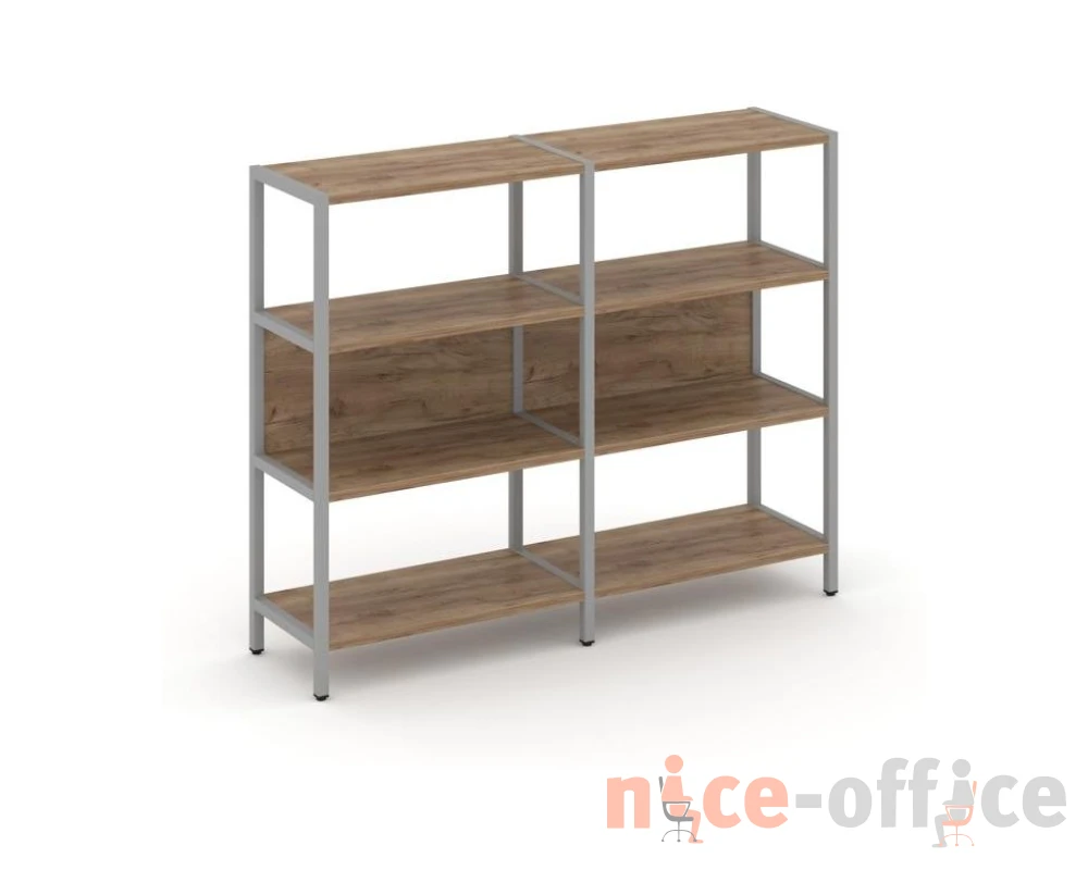 Двухсекционный стеллаж трехярусный Шелф Систем / Shelf System