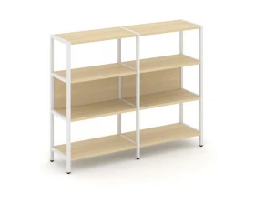 Двухсекционный стеллаж трехярусный Shelf System images