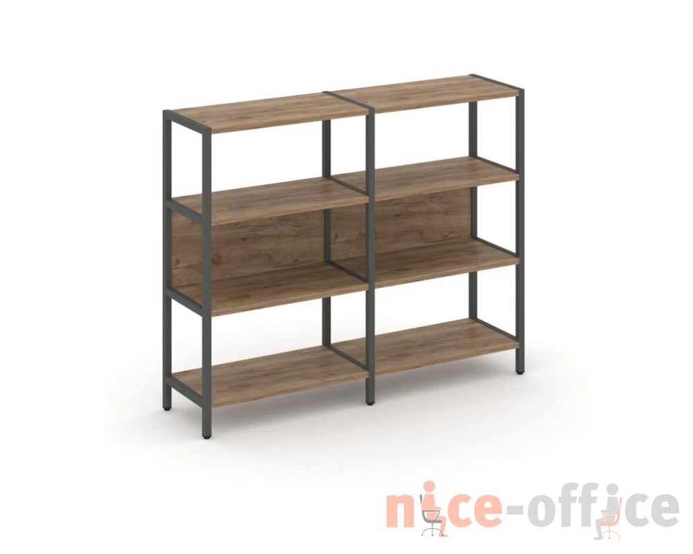 Двухсекционный стеллаж трехярусный Шелф Систем / Shelf System