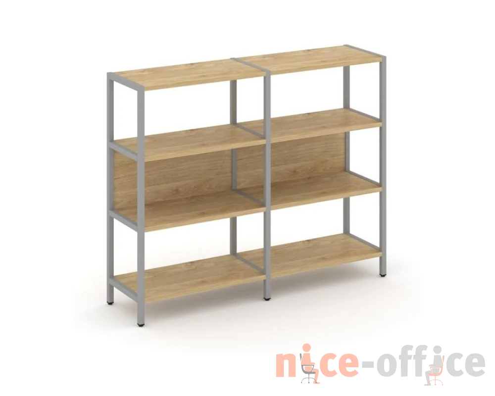 Двухсекционный стеллаж трехярусный Шелф Систем / Shelf System