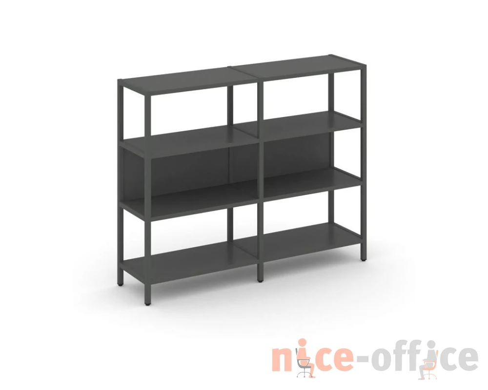 Двухсекционный стеллаж трехярусный Шелф Систем / Shelf System