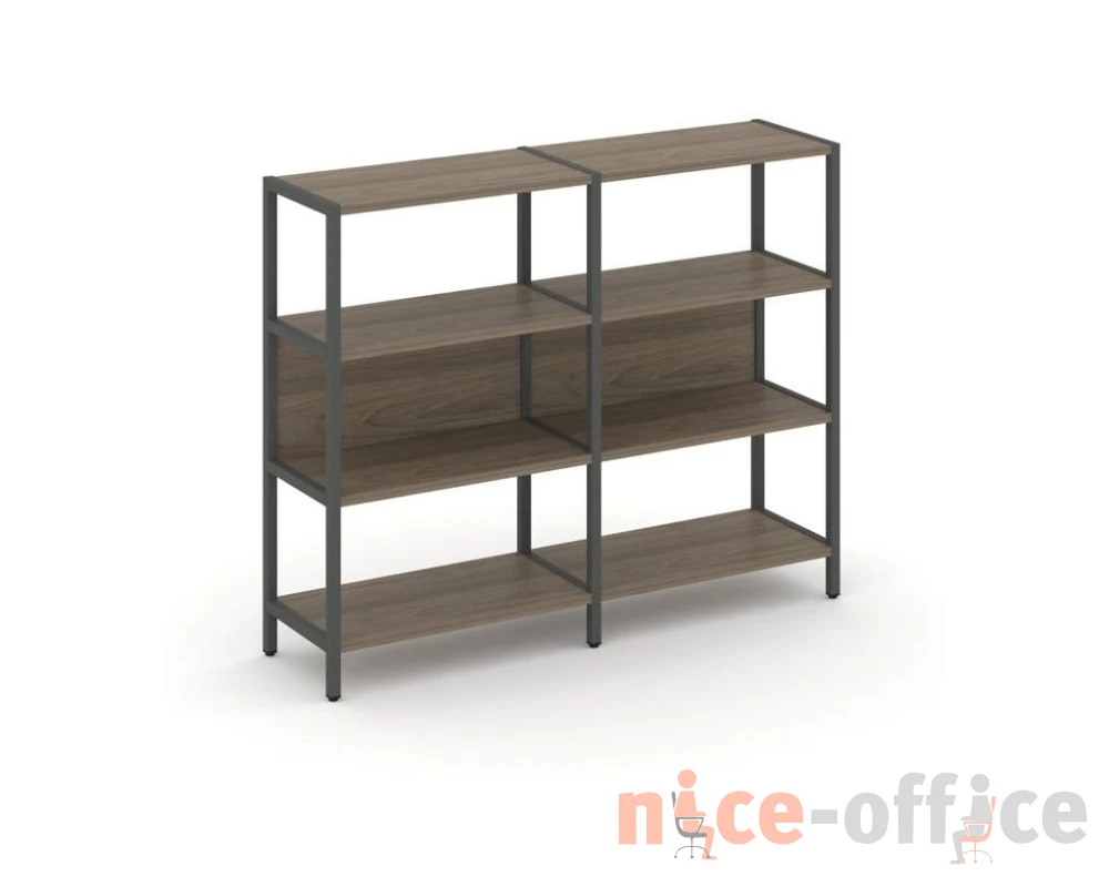 Двухсекционный стеллаж трехярусный Шелф Систем / Shelf System