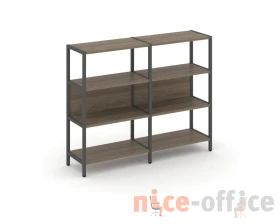 Двухсекционный стеллаж трехярусный Шелф Систем / Shelf System images