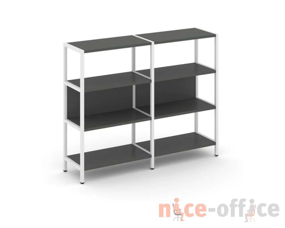 Двухсекционный стеллаж трехярусный Шелф Систем / Shelf System