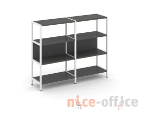 Двухсекционный стеллаж трехярусный Шелф Систем / Shelf System images