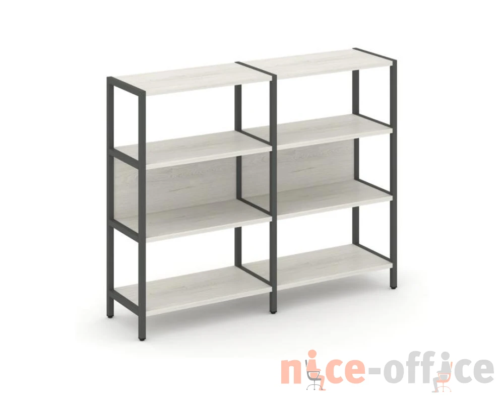 Двухсекционный стеллаж трехярусный Шелф Систем / Shelf System
