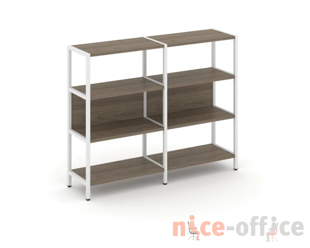 Двухсекционный стеллаж трехярусный Шелф Систем / Shelf System