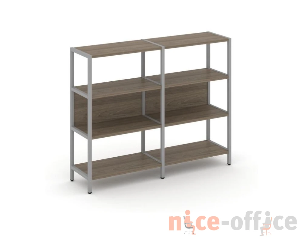 Двухсекционный стеллаж трехярусный Шелф Систем / Shelf System