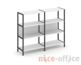 Двухсекционный стеллаж трехярусный Шелф Систем / Shelf System images
