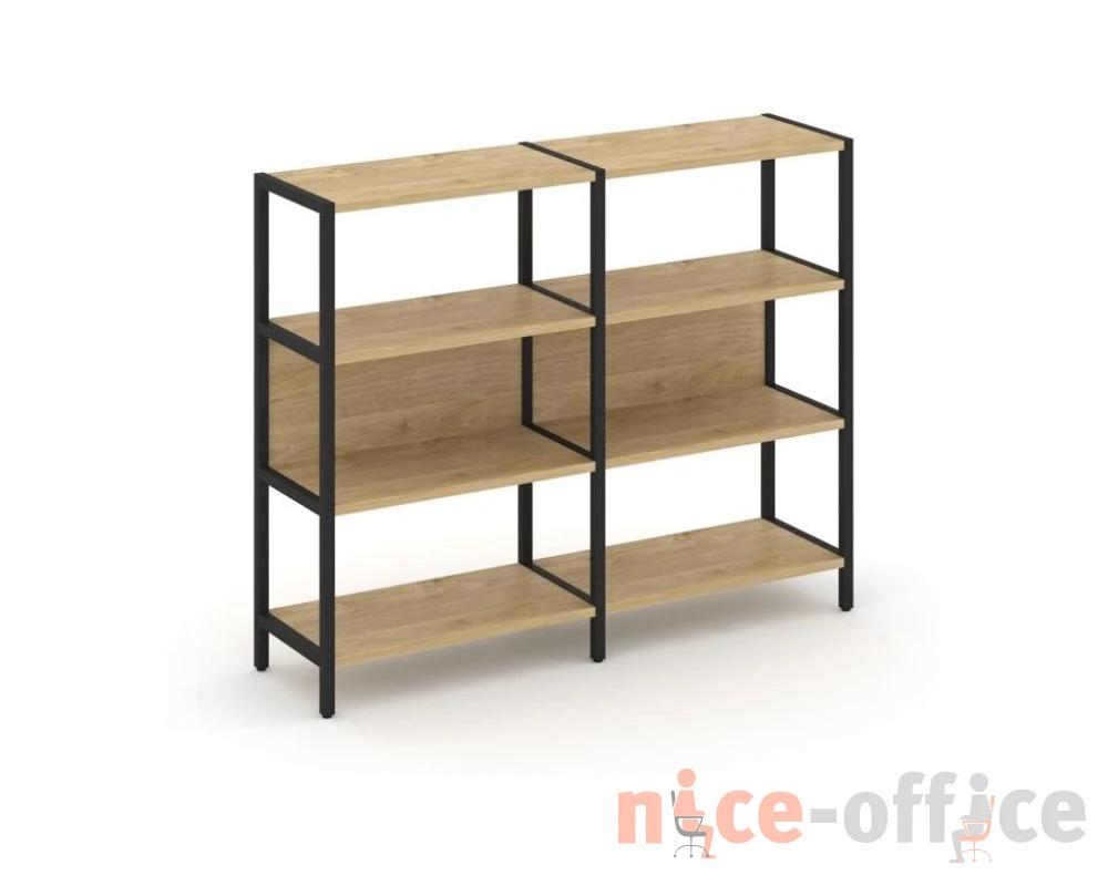 Двухсекционный стеллаж трехярусный Шелф Систем / Shelf System