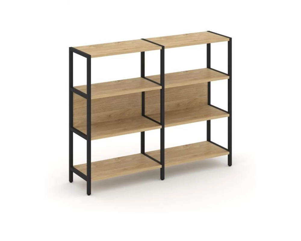 Двухсекционный стеллаж трехярусный Shelf System