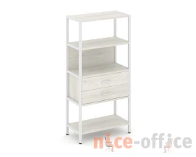 Односекционный стеллаж четырехярусный с ящиками 810х400х1613 Шелф Систем / Shelf System images