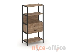 Односекционный стеллаж четырехярусный с ящиками 810х400х1613 Шелф Систем / Shelf System images