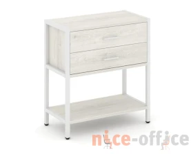 Односекционный стеллаж двухярусный с ящиками 810х400х879 Шелф Систем / Shelf System images