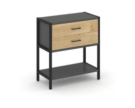 Односекционный стеллаж двухярусный с ящиками 810х400х879 Shelf System images