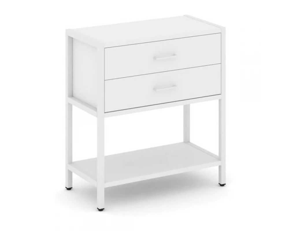 Односекционный стеллаж двухярусный с ящиками 810х400х879 Shelf System