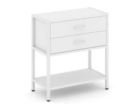 Односекционный стеллаж двухярусный с ящиками 810х400х879 Shelf System images