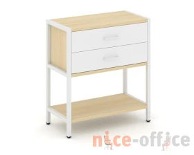 Односекционный стеллаж двухярусный с ящиками 810х400х879 Шелф Систем / Shelf System images