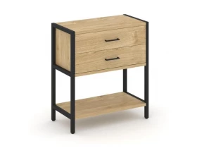 Односекционный стеллаж двухярусный с ящиками 810х400х879 Shelf System images