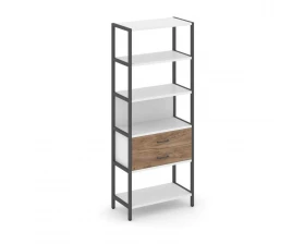 Односекционный стеллаж пятиярусный с ящиками 810х400х1980 Shelf System images