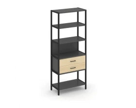 Односекционный стеллаж пятиярусный с ящиками 810х400х1980 Shelf System images