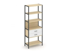 Односекционный стеллаж пятиярусный с ящиками 810х400х1980 Shelf System images