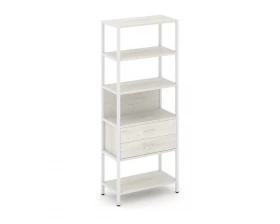 Односекционный стеллаж пятиярусный с ящиками 810х400х1980 Shelf System images