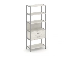 Односекционный стеллаж пятиярусный с ящиками 810х400х1980 Shelf System images