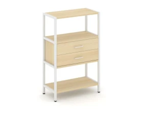 Односекционный стеллаж трехярусный с ящиками 810х400х1246 Шелф Систем / Shelf System images