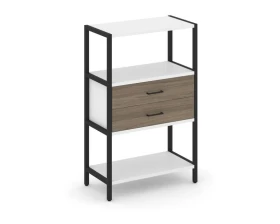 Односекционный стеллаж трехярусный с ящиками 810х400х1246 Шелф Систем / Shelf System images