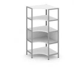 Односекционный угловой стеллаж четырехярусный 810х810х1613 Shelf System images