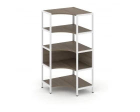 Односекционный угловой стеллаж четырехярусный 810х810х1613 Shelf System images