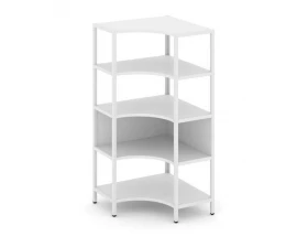 Односекционный угловой стеллаж четырехярусный 810х810х1613 Shelf System images