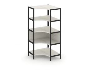 Односекционный угловой стеллаж четырехярусный 810х810х1613 Shelf System images