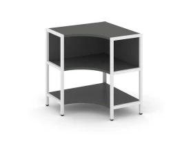 Односекционный угловой стеллаж двухярусный 810х810х879 Shelf System images