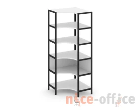 Односекционный угловой стеллаж пятиярусный 810х810х1980 Шелф Систем / Shelf System images