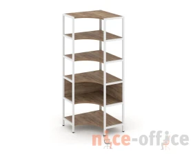 Односекционный угловой стеллаж пятиярусный 810х810х1980 Шелф Систем / Shelf System images