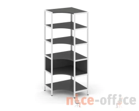 Односекционный угловой стеллаж пятиярусный 810х810х1980 Шелф Систем / Shelf System images