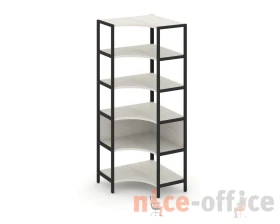 Односекционный угловой стеллаж пятиярусный 810х810х1980 Шелф Систем / Shelf System images