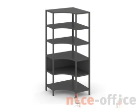Односекционный угловой стеллаж пятиярусный 810х810х1980 Шелф Систем / Shelf System images
