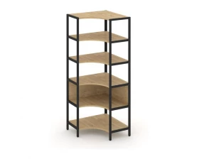 Односекционный угловой стеллаж пятиярусный 810х810х1980 Shelf System images