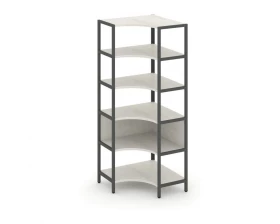 Односекционный угловой стеллаж пятиярусный 810х810х1980 Shelf System images