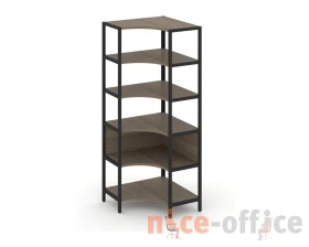 Односекционный угловой стеллаж пятиярусный 810х810х1980 Шелф Систем / Shelf System images
