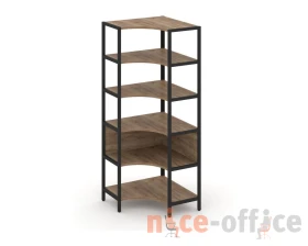 Односекционный угловой стеллаж пятиярусный 810х810х1980 Шелф Систем / Shelf System images