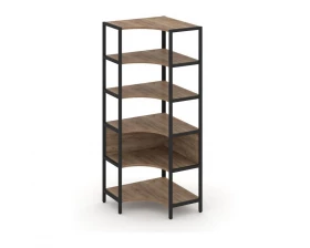 Односекционный угловой стеллаж пятиярусный 810х810х1980 Shelf System images
