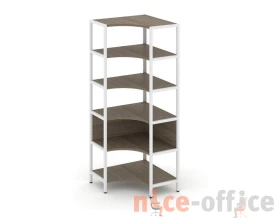 Односекционный угловой стеллаж пятиярусный 810х810х1980 Шелф Систем / Shelf System images
