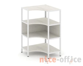 Односекционный угловой стеллаж трехярусный 810х810х1246 Шелф Систем / Shelf System images