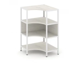 Односекционный угловой стеллаж трехярусный 810х810х1246 Shelf System images