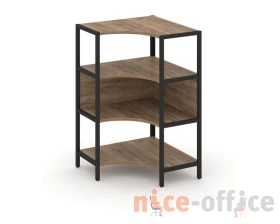 Односекционный угловой стеллаж трехярусный 810х810х1246 Шелф Систем / Shelf System images